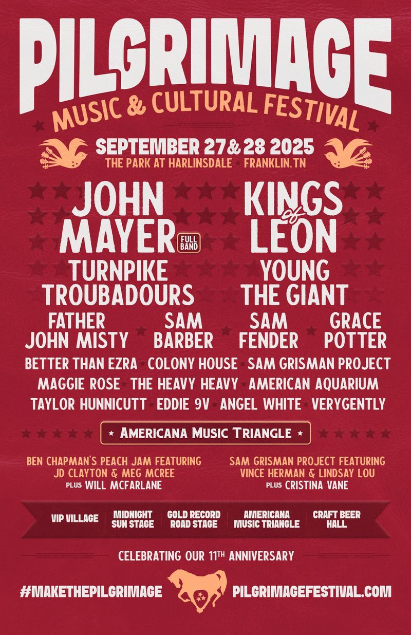 Pilgrimage Festival 2025 poster